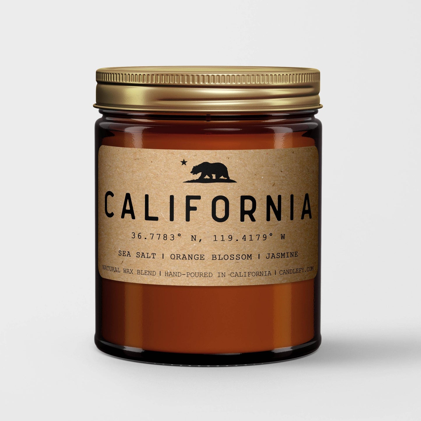 Candlefy: California Candle (Orange Blossoms and Night Jasmine)