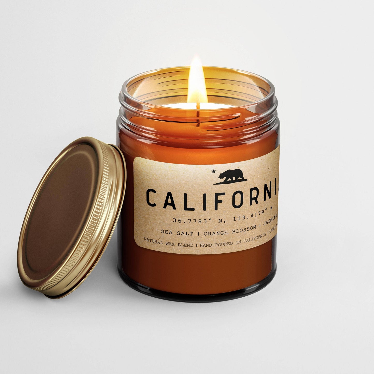 Candlefy: California Candle (Orange Blossoms and Night Jasmine)