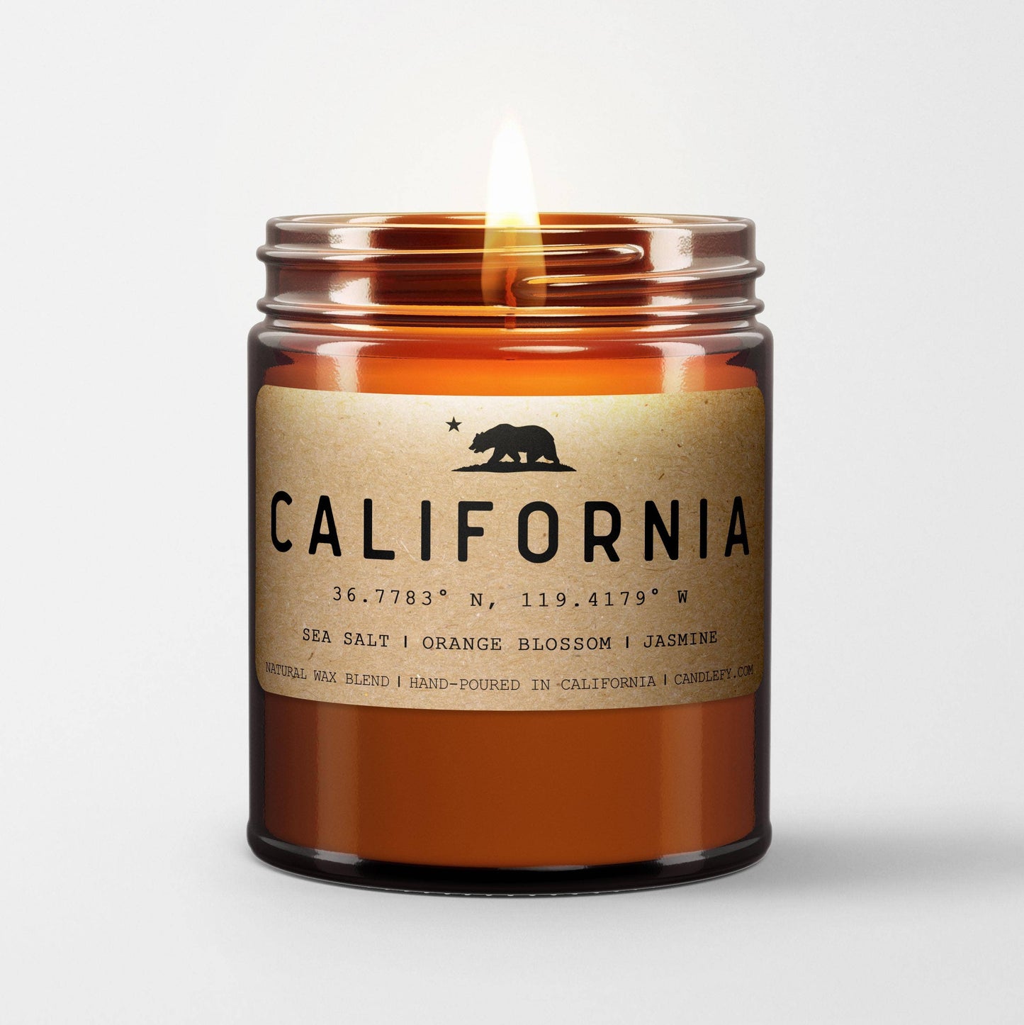 Candlefy: California Candle (Orange Blossoms and Night Jasmine)