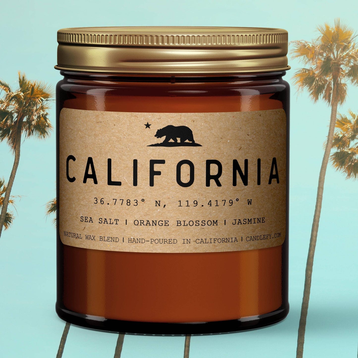 Candlefy: California Candle (Orange Blossoms and Night Jasmine)