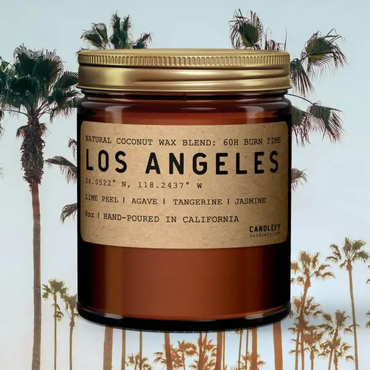 Candlefy: Los Angeles Candle (Lime Peel, Tangerine, Jasmine and Agave)